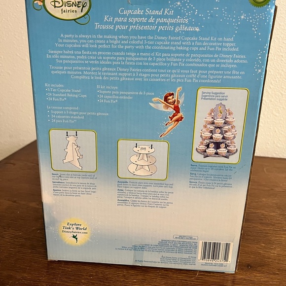 Disney Fairies Tinker Bell Cupcake Stand Kit by Wilton – New Sealed - Picture 2 of 4